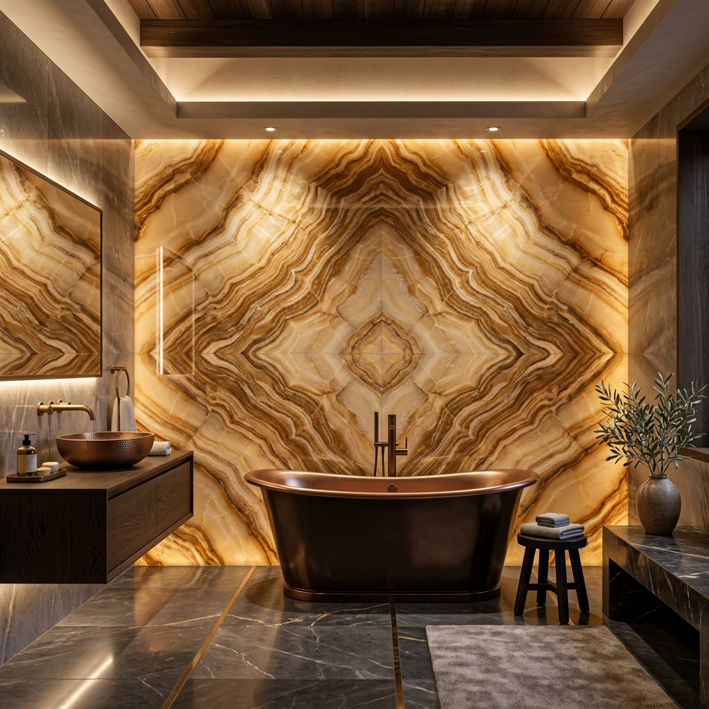 Bathroom Feature Wall Tiles